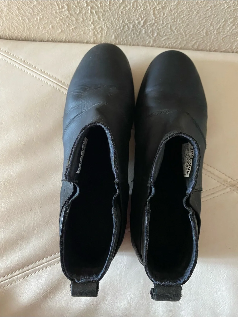 Sorel Emelie Chelsea Boots Women 8 Black Waterproof Leather Ankle gorpcore Y2K